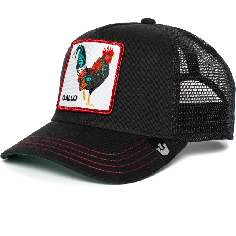 gorra-trucker-nera-gallo-grande-di-goorin-bros