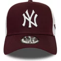 new-era-essential-a-frame-new-york-yankees-mlb-maroon-and-white-trucker-hat