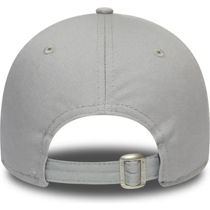 cappellino-curvo-grigio-regolabile-con-logo-granata-9forty-essential-dei-los-angeles-dodgers-mlb-di-new-era