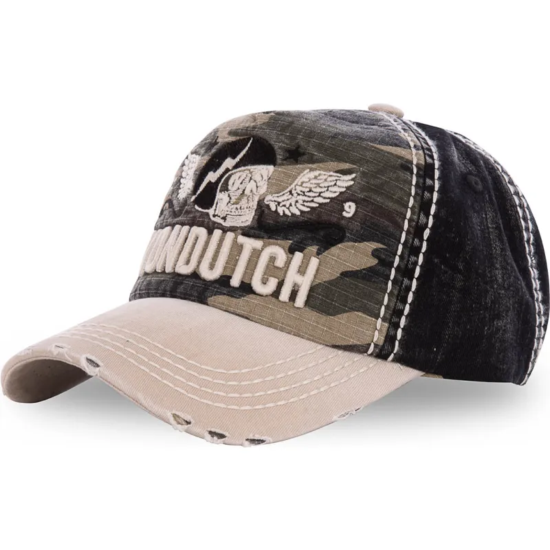 cappello-curvo-mimetico-nero-e-marrone-regolabile-xavier07-di-von-dutch