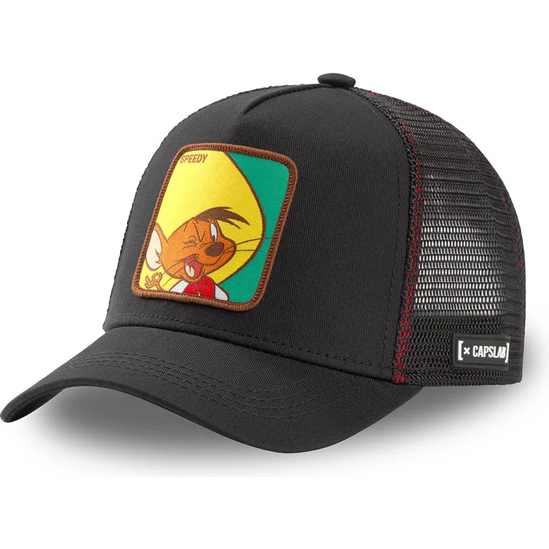 cappelli-curva-nero-snapback-speedy-gonzales-looney-tunes-di-capslab cappelli-curva-nero-snapback-speedy-gonzales-looney-tunes-di-capslab