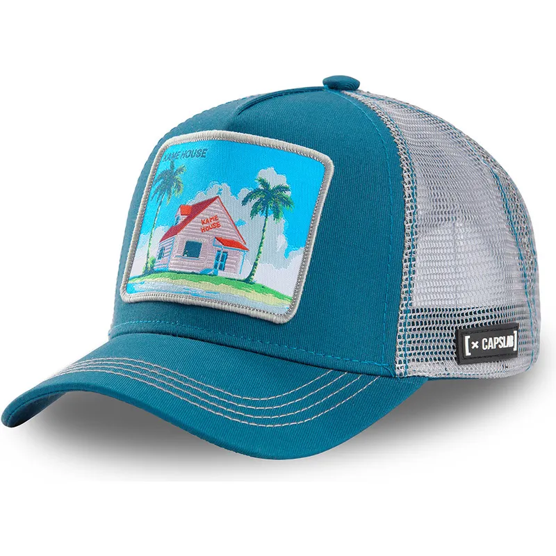 cappellino-trucker-blu-e-grigio-kame-house-hou3-dragon-ball-di-capslab