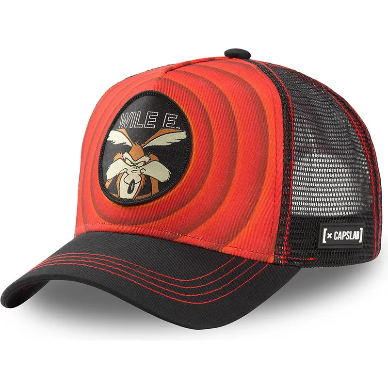 cappelli-curva-rosso-snapback-coyote-looney-tunes-di-capslab