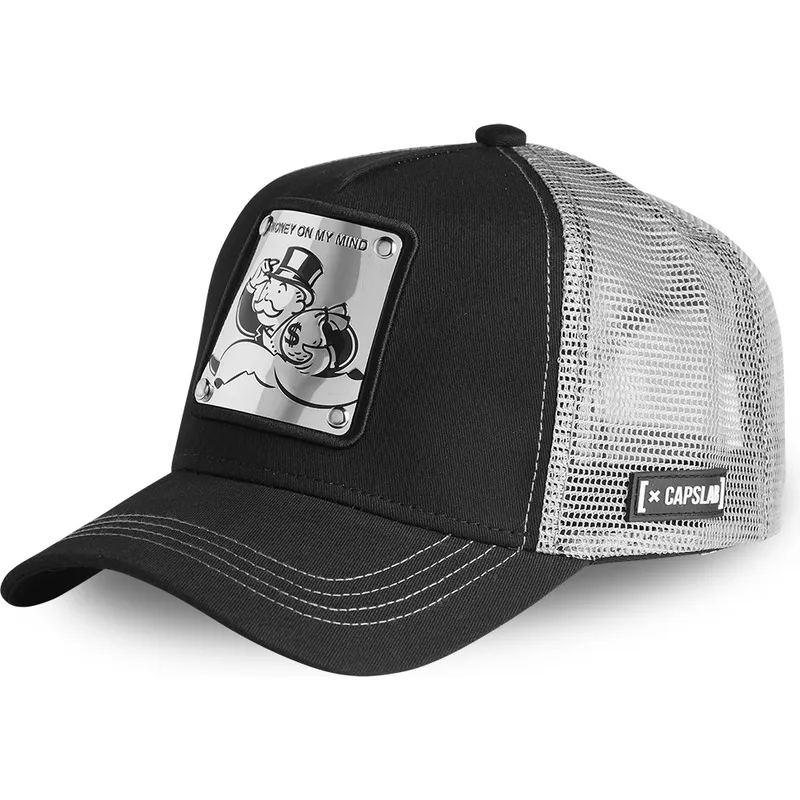 cappelli-curva-nero-snapback-rich-uncly-pennybags-monopoly-di-capslab