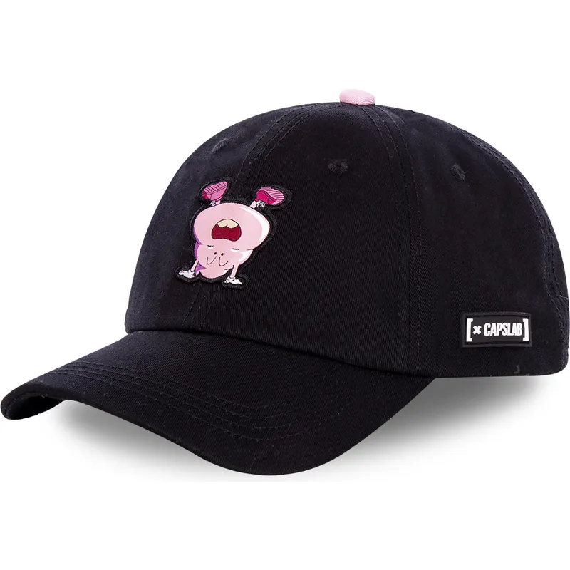 cappellino-snapback-nero-curvo-caca-poo2-dr-slump-di-capslab