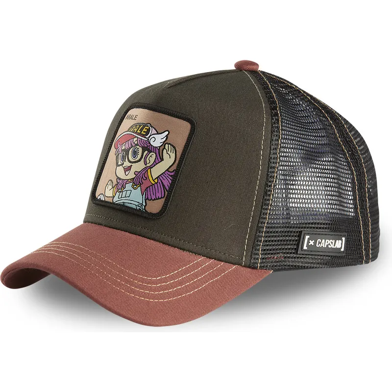 cappelli-curva-marrone-snapback-arale-norimaki-dr-slump-di-capslab