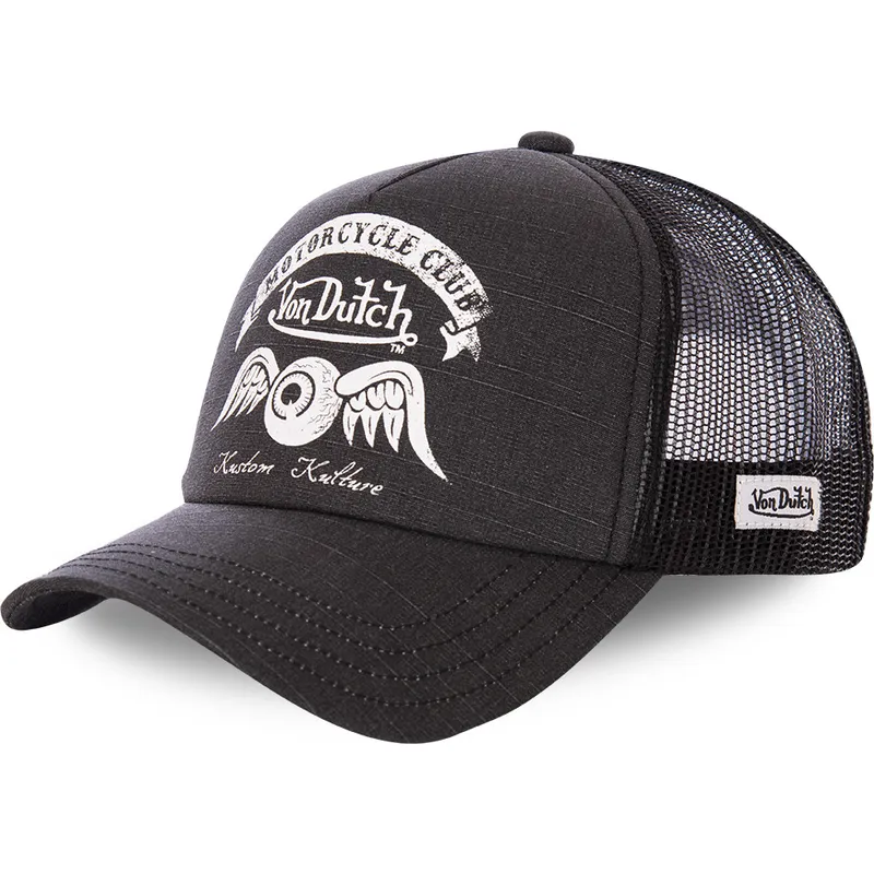 cappellino-trucker-nero-crew8-di-von-dutch