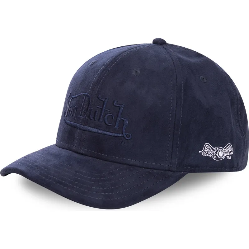 cappellino-visiera-curva-blu-marino-regolabile-forestnb-di-von-dutch