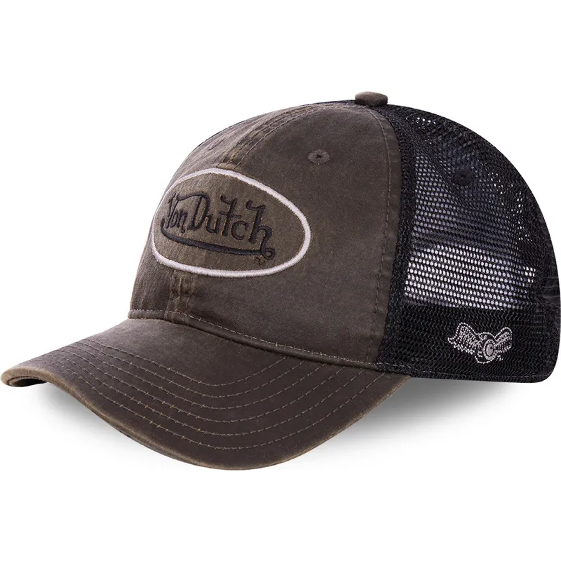 gorra-trucker-marrone-e-nera-john5-di-von-dutch