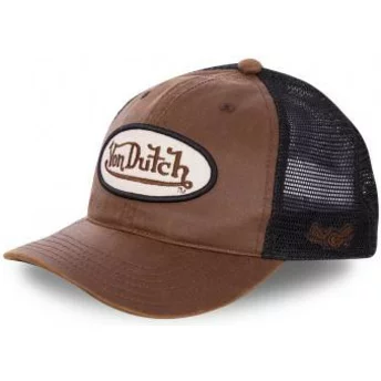 Von Dutch PETE Brown and Black Trucker Hat