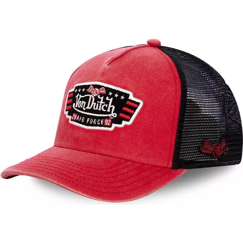 von-dutch-air-force-top1-red-and-black-trucker-hat