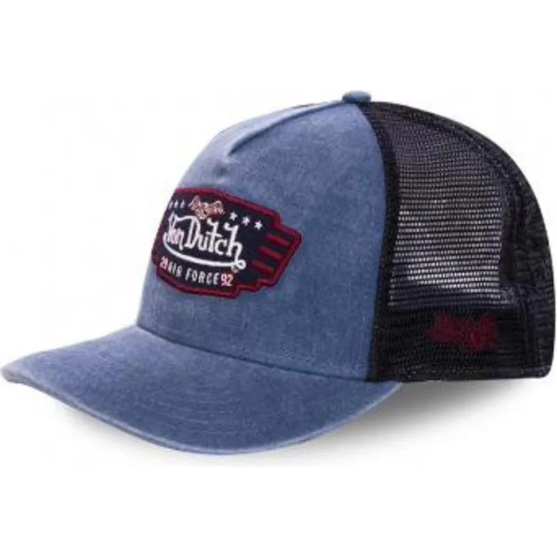 cappellino-trucker-blu-navy-e-nero-air-force-top2-di-von-dutch