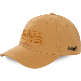 Cappellino curvo giallo regolabile WHEAT di Von Dutch