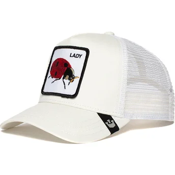 gorra-trucker-bianca-coccinella-spot-di-goorin-bros
