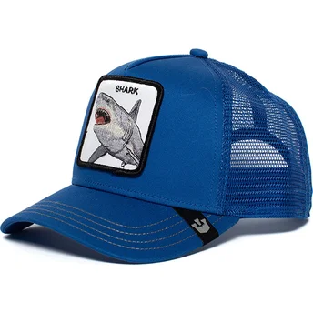 cappellino-trucker-blu-squalo-chomp-chomp-di-goorin-bros