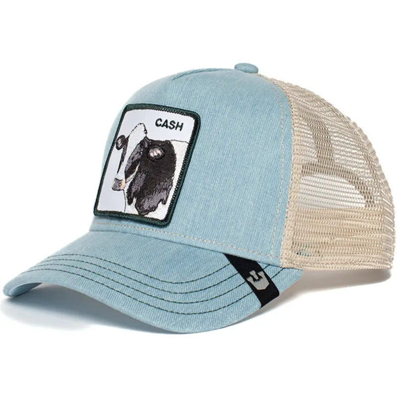 gorra-trucker-blu-e-bianca-mucca-cash-cow-di-goorin-bros