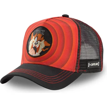 cappelli-curva-rosso-snapback-diablo-diavolo-della-tasmania-looney-tunes-di-capslab