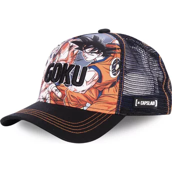 Capslab Son Goku DBZ GOK Dragon Ball Black Trucker Hat