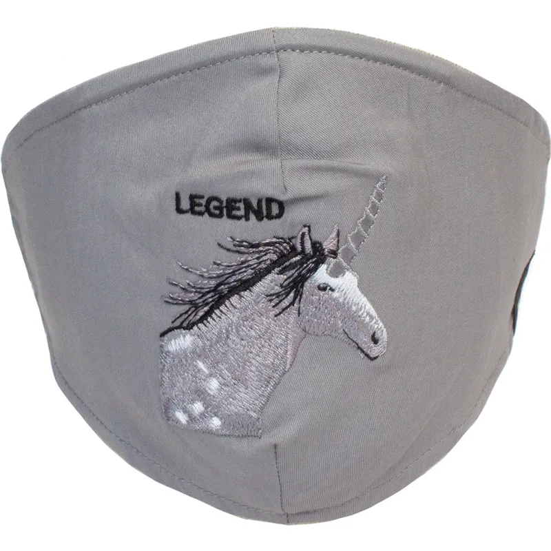 mascherine-e-protezione-grigio-dei-mascarilla-reutilizable-gris-unicornio-living-legend-the-farm-di-goorin-bros mascherine-e-protezione-grigio-dei-mascarilla-reutilizable-gris-unicornio-living-legend-the-farm-di-goorin-bros