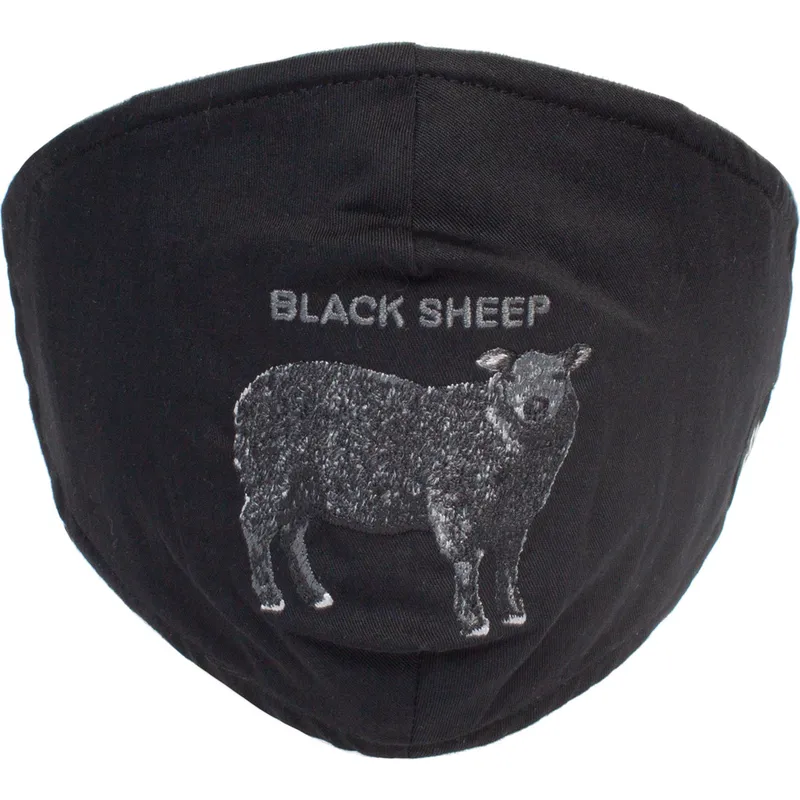 mascherine-e-protezione-nero-dei-mascarilla-reutilizable-negra-oveja-sheep-rock-the-farm-di-goorin-bros