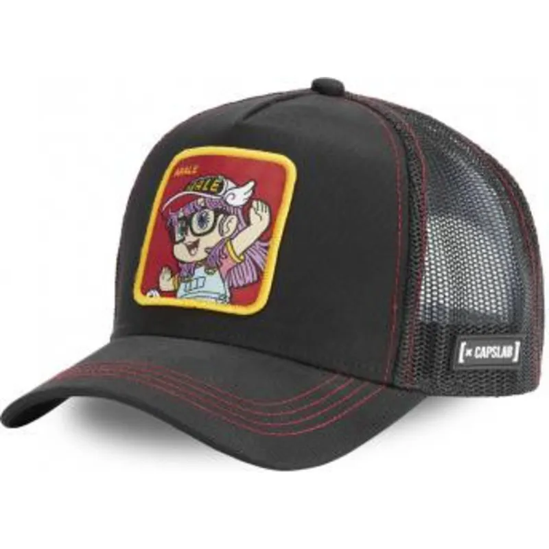 cappelli-curva-nero-snapback-arale-norimaki-dr-slump-di-capslab cappelli-curva-nero-snapback-arale-norimaki-dr-slump-di-capslab
