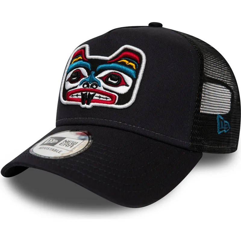 cappelli-curva-blu-marino-snapback-a-frame-di-new-era