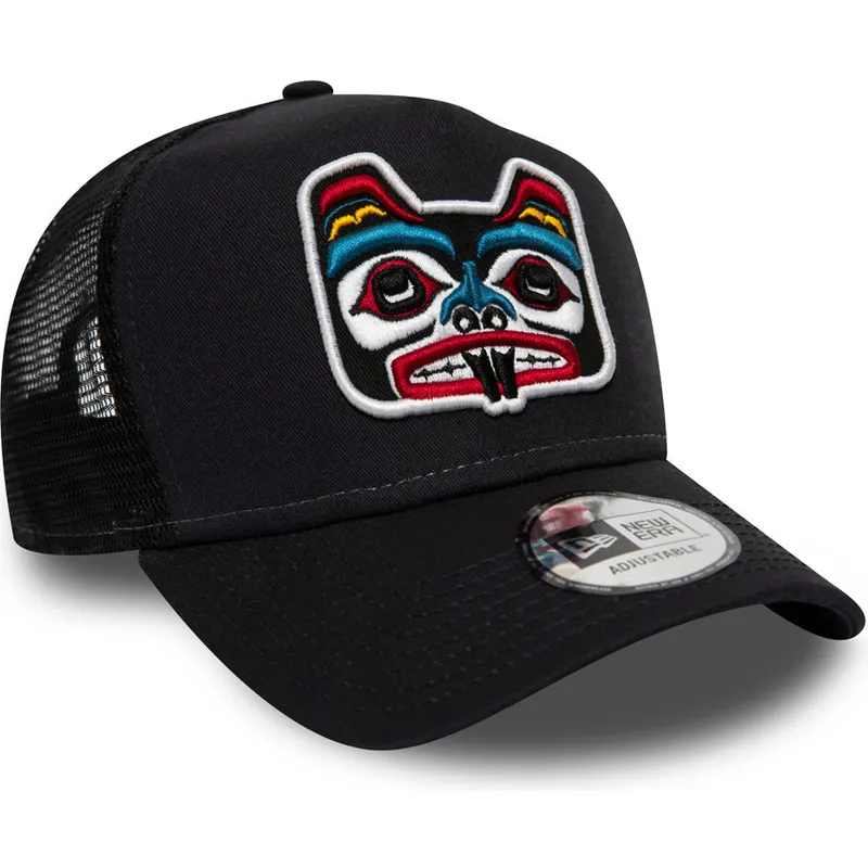 cappelli-curva-blu-marino-snapback-a-frame-di-new-era