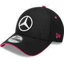 cappellino-curvo-nero-regolabile-9forty-draft-esports-di-mercedes-formula-1-di-new-era