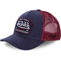 cappellino-trucker-blu-navy-e-rosso-west-di-von-dutch