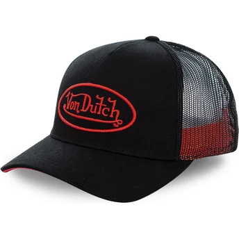 cappellino-trucker-nero-neo-red-di-von-dutch