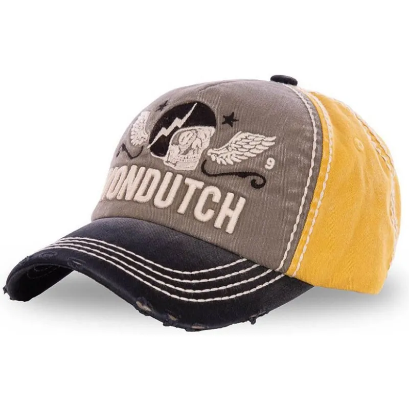 cappelli-curva-grigio-cinghia-regolabile-di-von-dutch