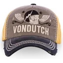 cappelli-curva-grigio-cinghia-regolabile-di-von-dutch