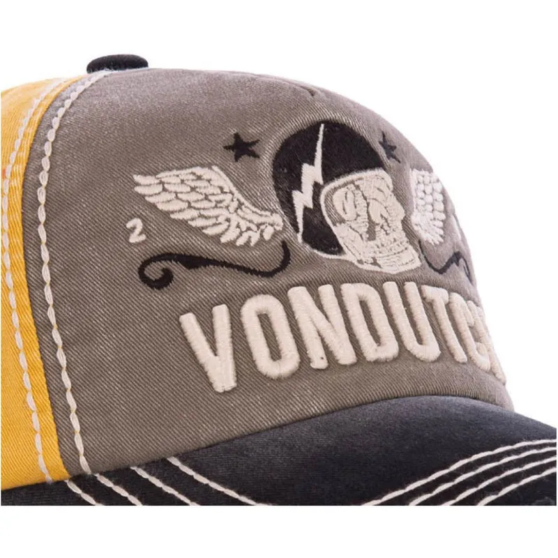 cappelli-curva-grigio-cinghia-regolabile-di-von-dutch