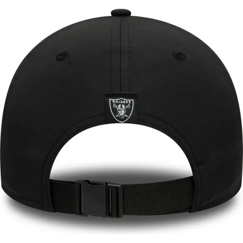 cappelli-curva-nero-cinghia-regolabile-9forty-team-flag-dei-las-vegas-raiders-nfl-di-new-era