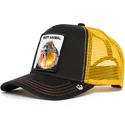 gorra-trucker-nera-e-gialla-con-scimmia-party-animal-di-goorin-bros