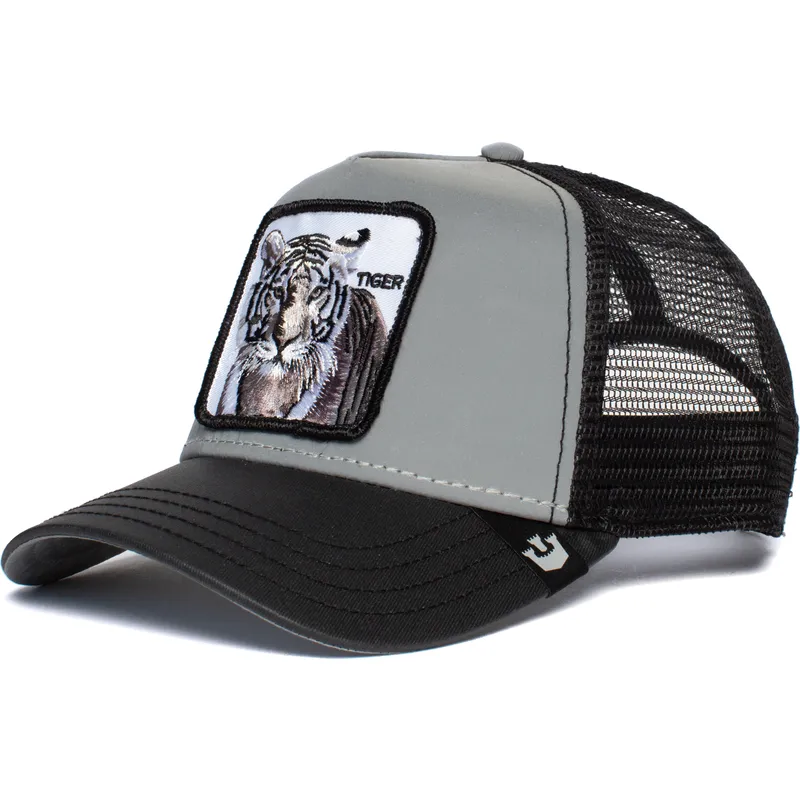 gorra-trucker-grigia-e-nera-tigre-instinct-only-di-goorin-bros
