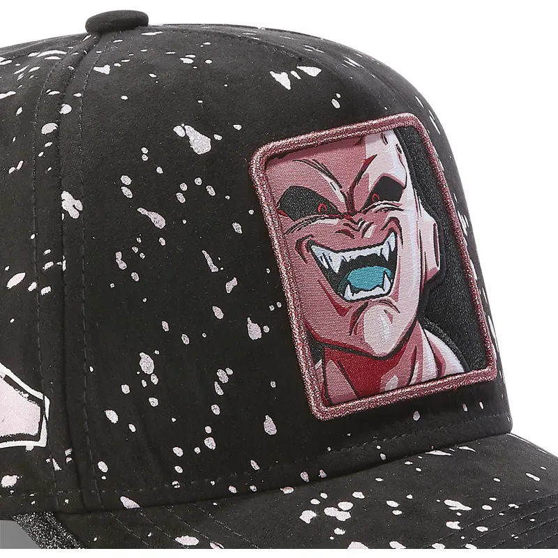 cappellino-curvo-nero-regolabile-kid-buu-tag-buu-dragon-ball-di-capslab