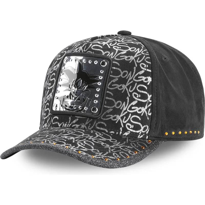 cappelli-curva-nero-cinghia-regolabile-son-goku-dragon-ball-di-capslab cappelli-curva-nero-cinghia-regolabile-son-goku-dragon-ball-di-capslab
