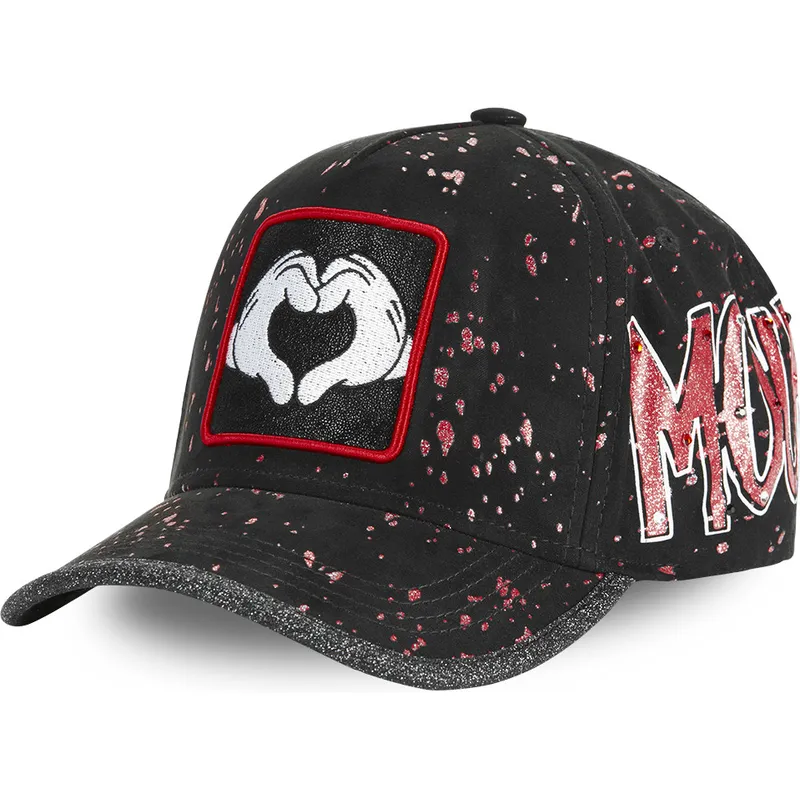 cappelli-curva-nero-cinghia-regolabile-mickey-mouse-disney-di-capslab