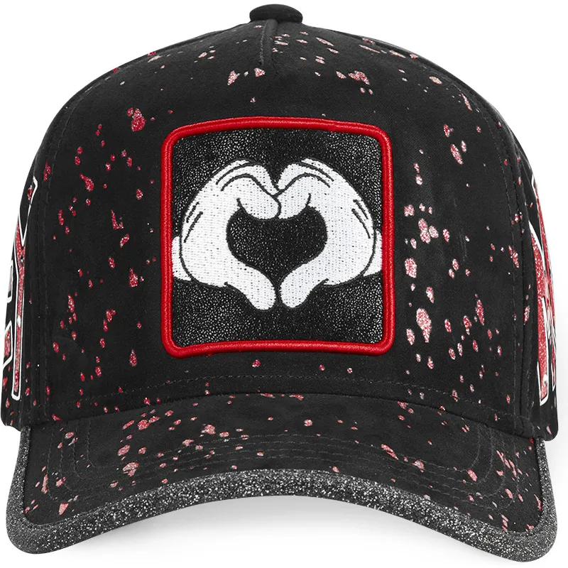 cappelli-curva-nero-cinghia-regolabile-mickey-mouse-disney-di-capslab