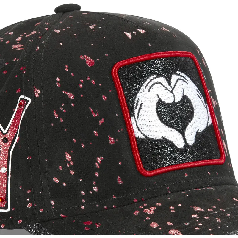 cappelli-curva-nero-cinghia-regolabile-mickey-mouse-disney-di-capslab