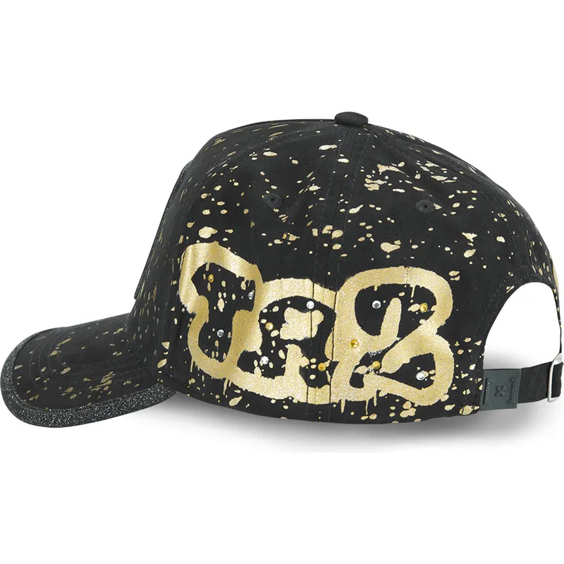 cappelli-curva-nero-cinghia-regolabile-diablo-diavolo-della-tasmania-looney-tunes-di-capslab