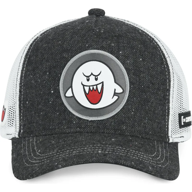 cappelli-curva-nero-snapback-fantasma-boo-super-mario-bros-di-capslab