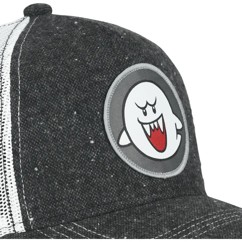 cappelli-curva-nero-snapback-fantasma-boo-super-mario-bros-di-capslab