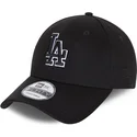 cappellino-curvo-nero-snapback-9forty-black-base-dei-los-angeles-dodgers-mlb-di-new-era