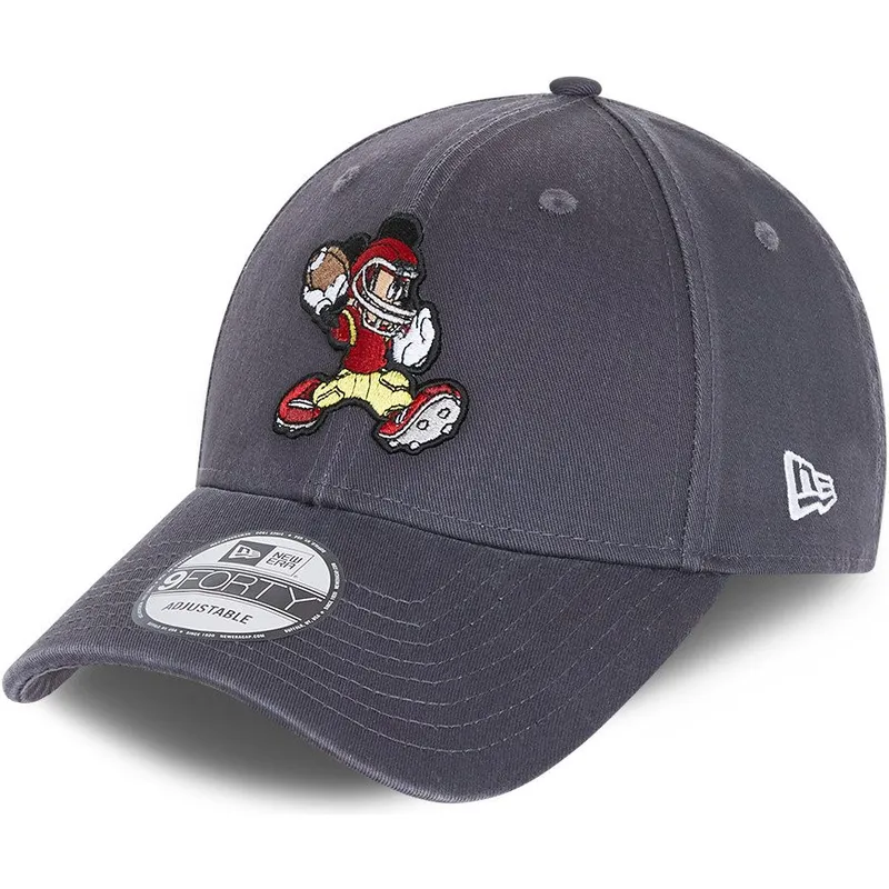 cappelli-curva-grigio-cinghia-regolabile-9forty-di-new-era