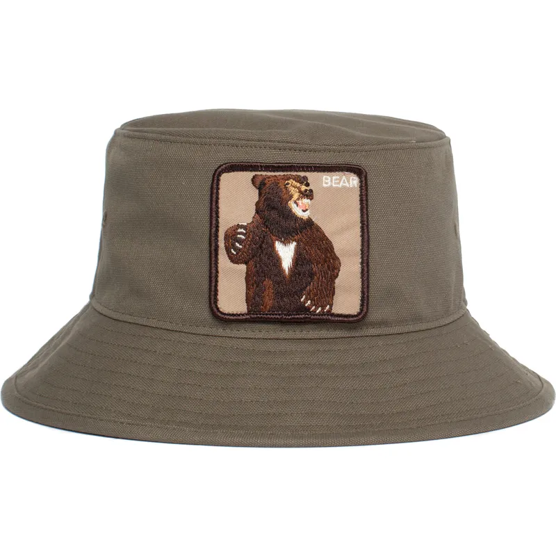 secchi-verde-dei-bucket-verde-oso-fighting-bear-the-farm-di-goorin-bros