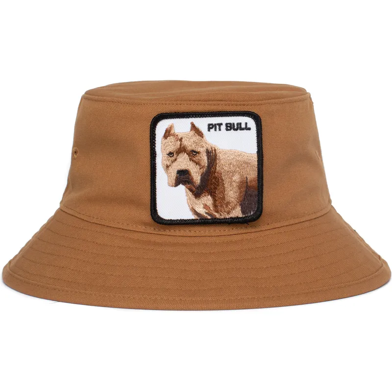secchi-marrone-dei-bucket-marron-perro-pitbull-misunderstood-the-farm-di-goorin-bros