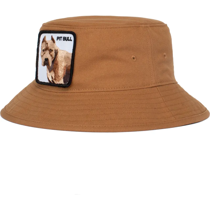 secchi-marrone-dei-bucket-marron-perro-pitbull-misunderstood-the-farm-di-goorin-bros