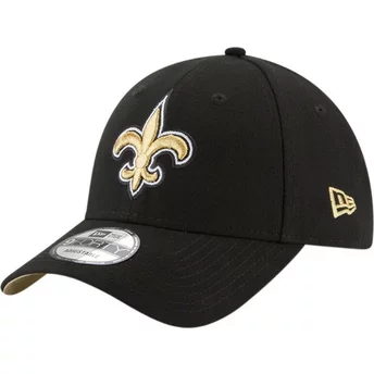 Cappellino visiera curva nero regolabile 9FORTY The League di New Orleans Saints NFL di New Era